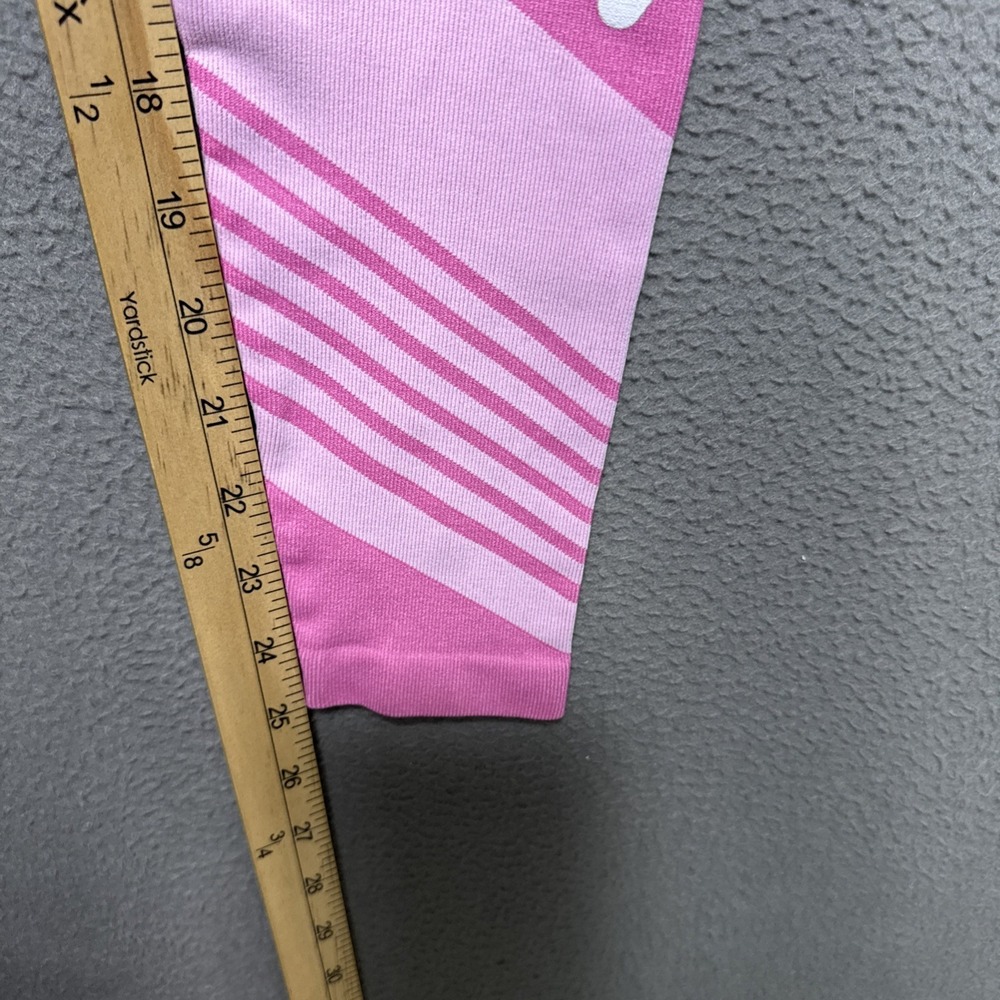 Peloton Seamless Legging Womens Sz Medium Pink Cropped Cycling Athletic Comfort - Picture 5 of 9